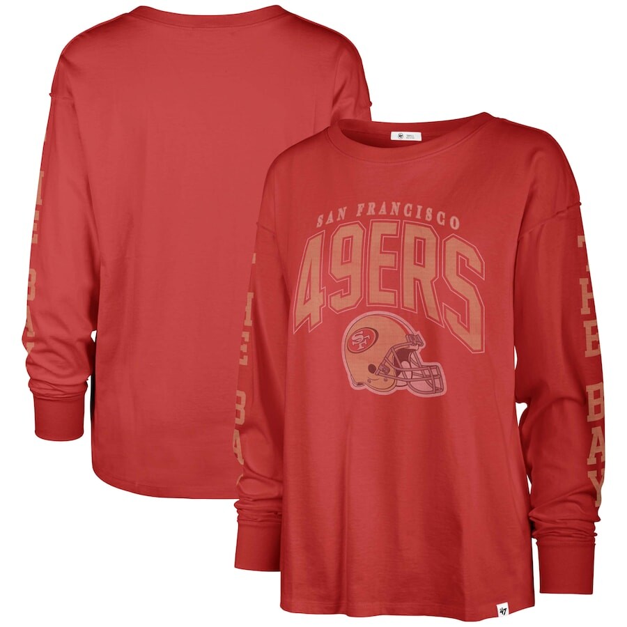 

Футболка с длинным рукавом 47 San Francisco 49Ers, алый
