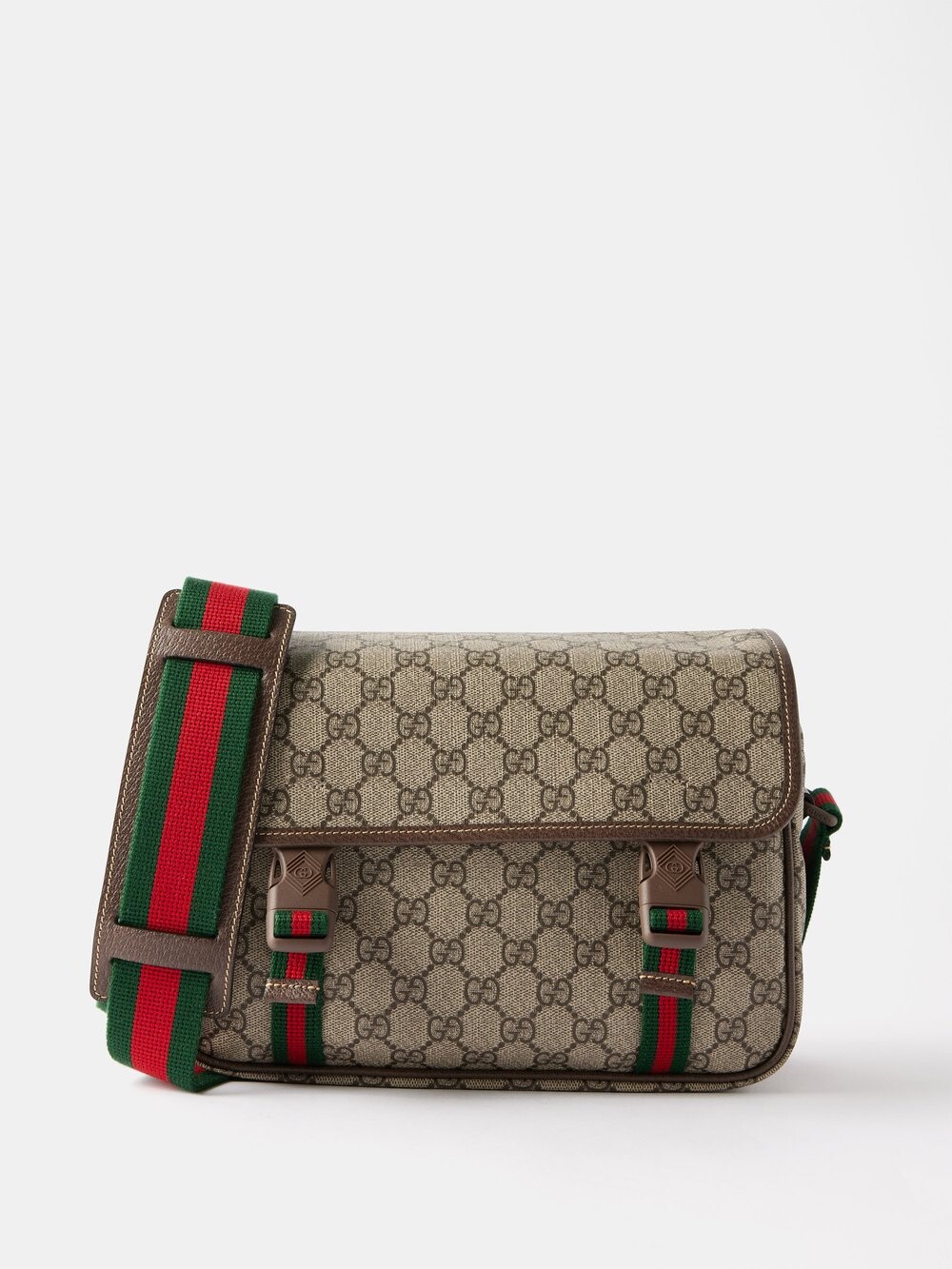 

Сумка через плечо ophidia из холщовой ткани с узором gg Gucci, бежевый