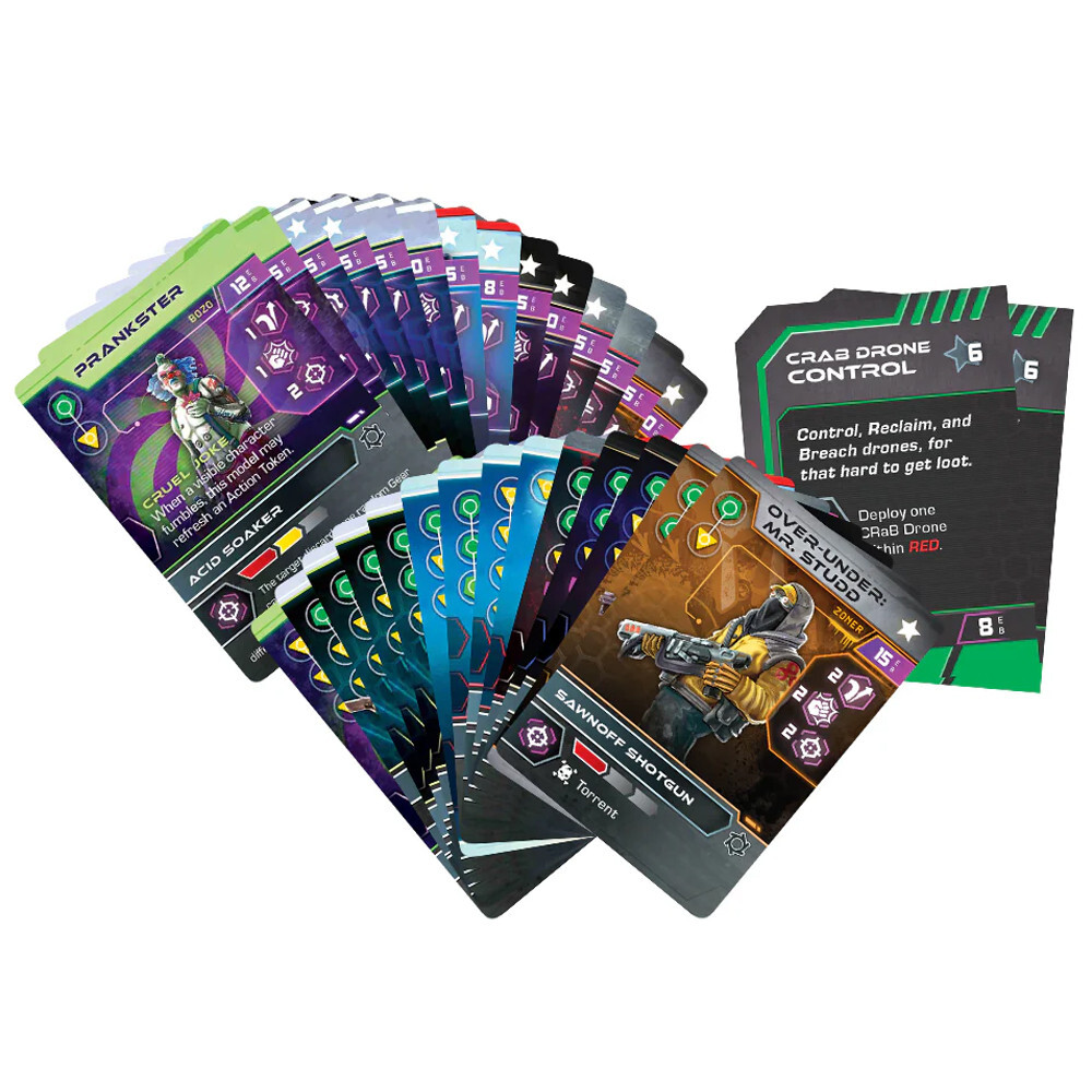 

Миниатюра Monster Fight Club Cyberpunk Red Combat Zone: Character Card Pack