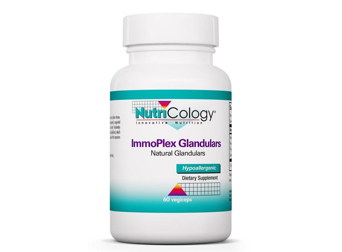 

Nutricology, ImmoPlex Glandulars, 60 вегетарианских капсул