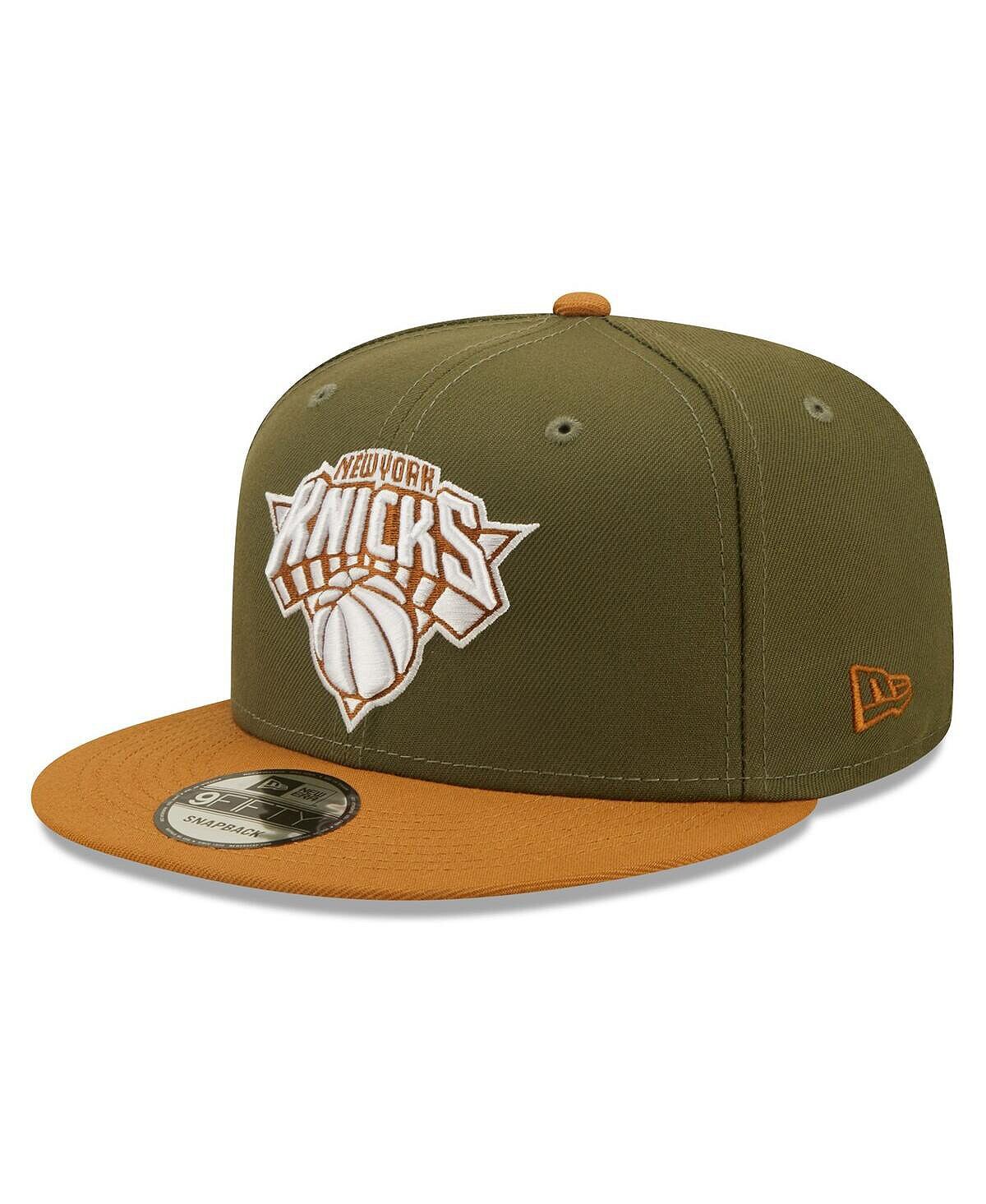 

Мужская оливково-коричневая двухцветная кепка New York Knicks Snapback 9FIFTY Snapback New Era