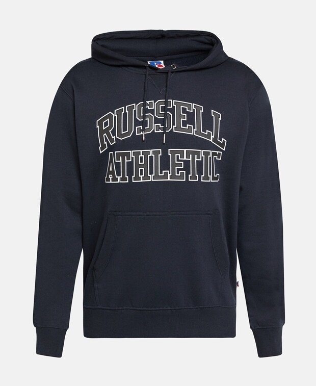

Толстовка с капюшоном Russell Athletic, темно-синий