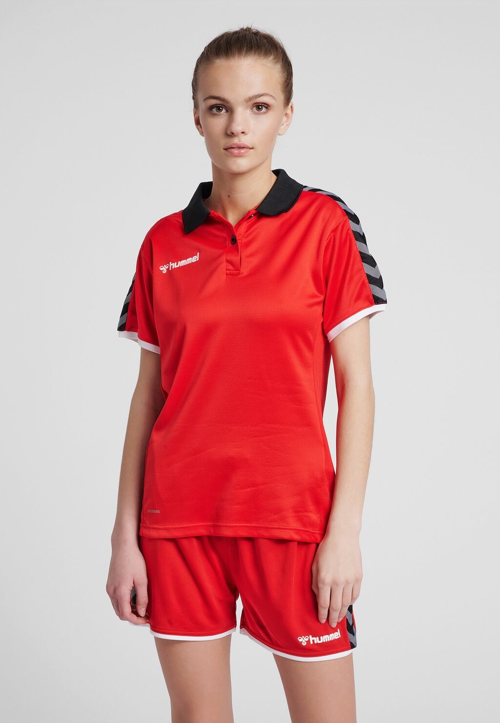 

Рубашка поло Hummel, темно-красный