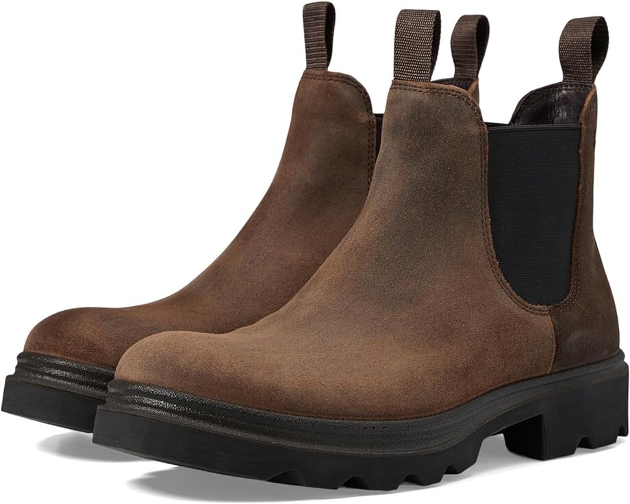 

Ботинки ECCO Grainer Chelsea, цвет Coffee Suede