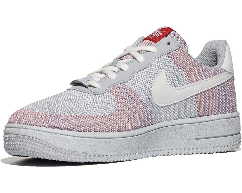 

Кроссовки Nike Air Force 1 Crater Flyknit, цвет Wolf Grey/White/Pure Platinum/Gym Red