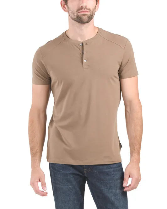 

Хенли Рубашка Kenneth Cole, цвет Latte