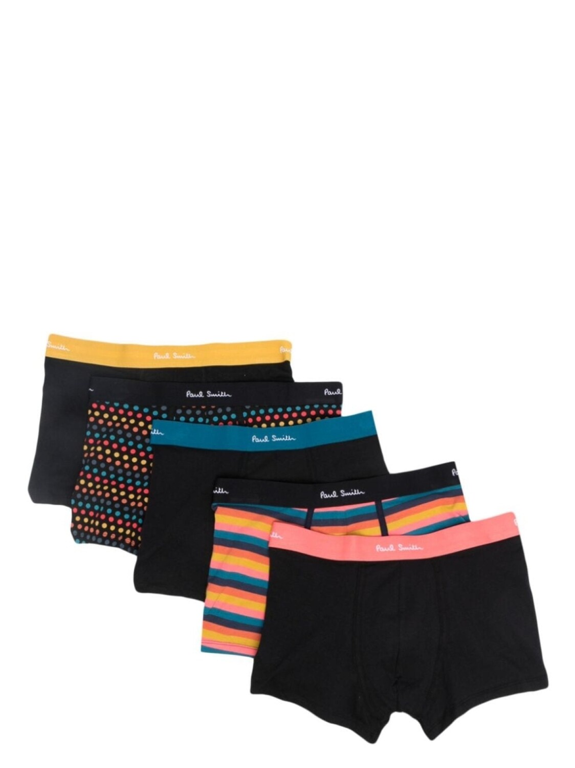 

Комплект из пяти боксеров с логотипом Paul Smith, черный