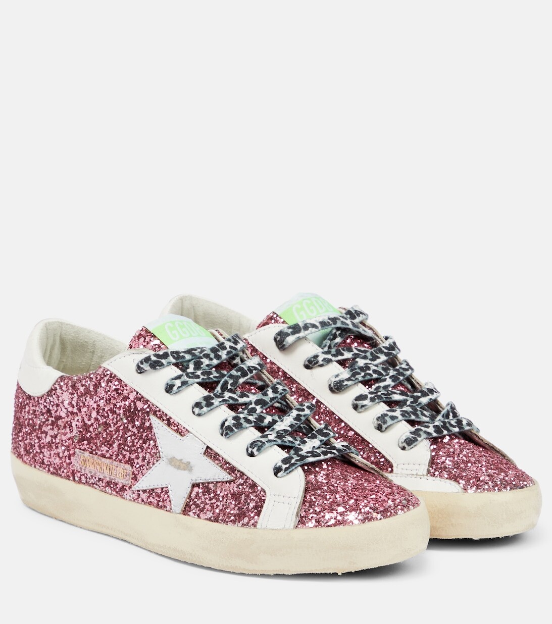 

Кроссовки Super-Star из блестящей кожи Golden Goose, разноцветный