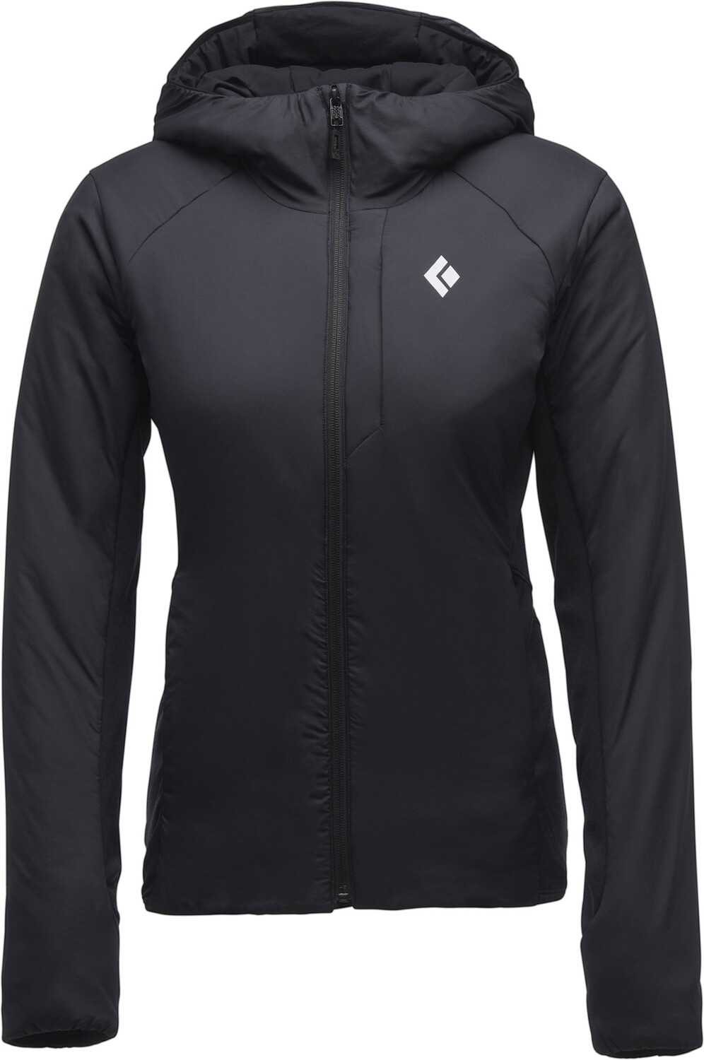 

Толстовка First Light Hybrid Hoodie, женская Black Diamond, черный