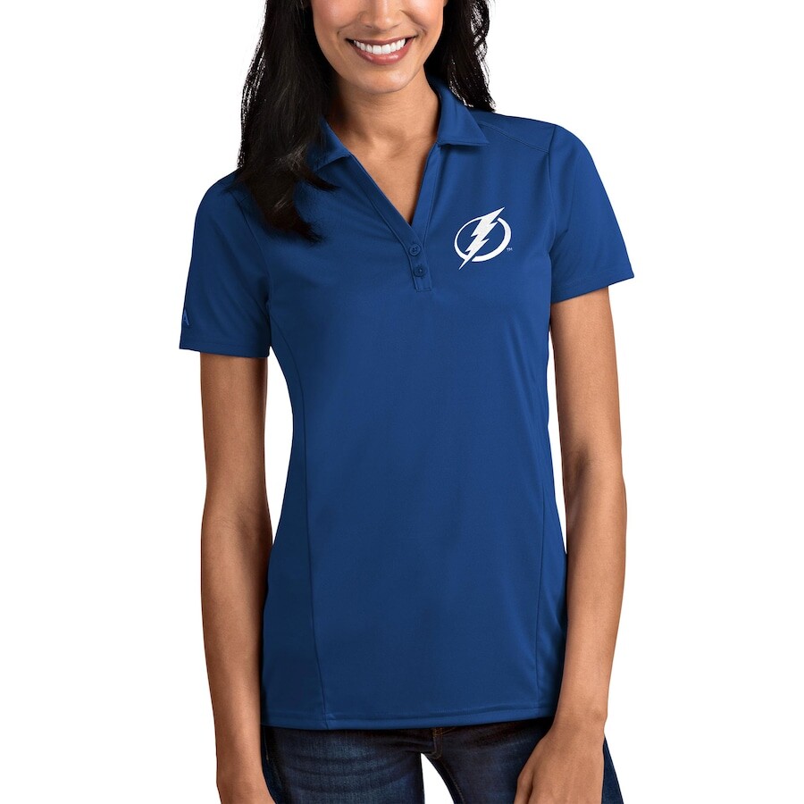 

Поло с коротким рукавом Antigua Tampa Bay Lightning, роял