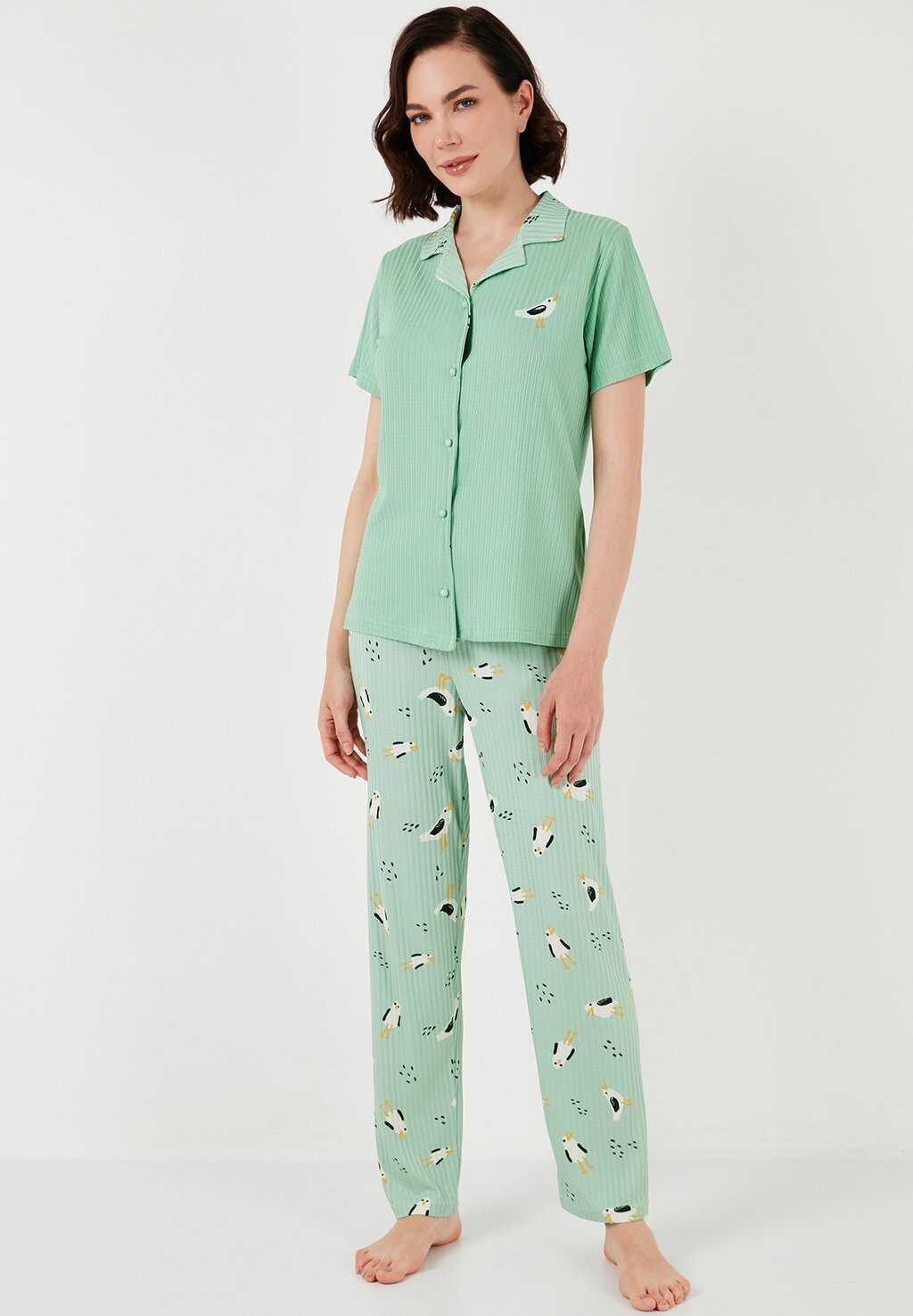 

Пижамный комплект REGULAR FIT SET LELA, светло-зеленый
