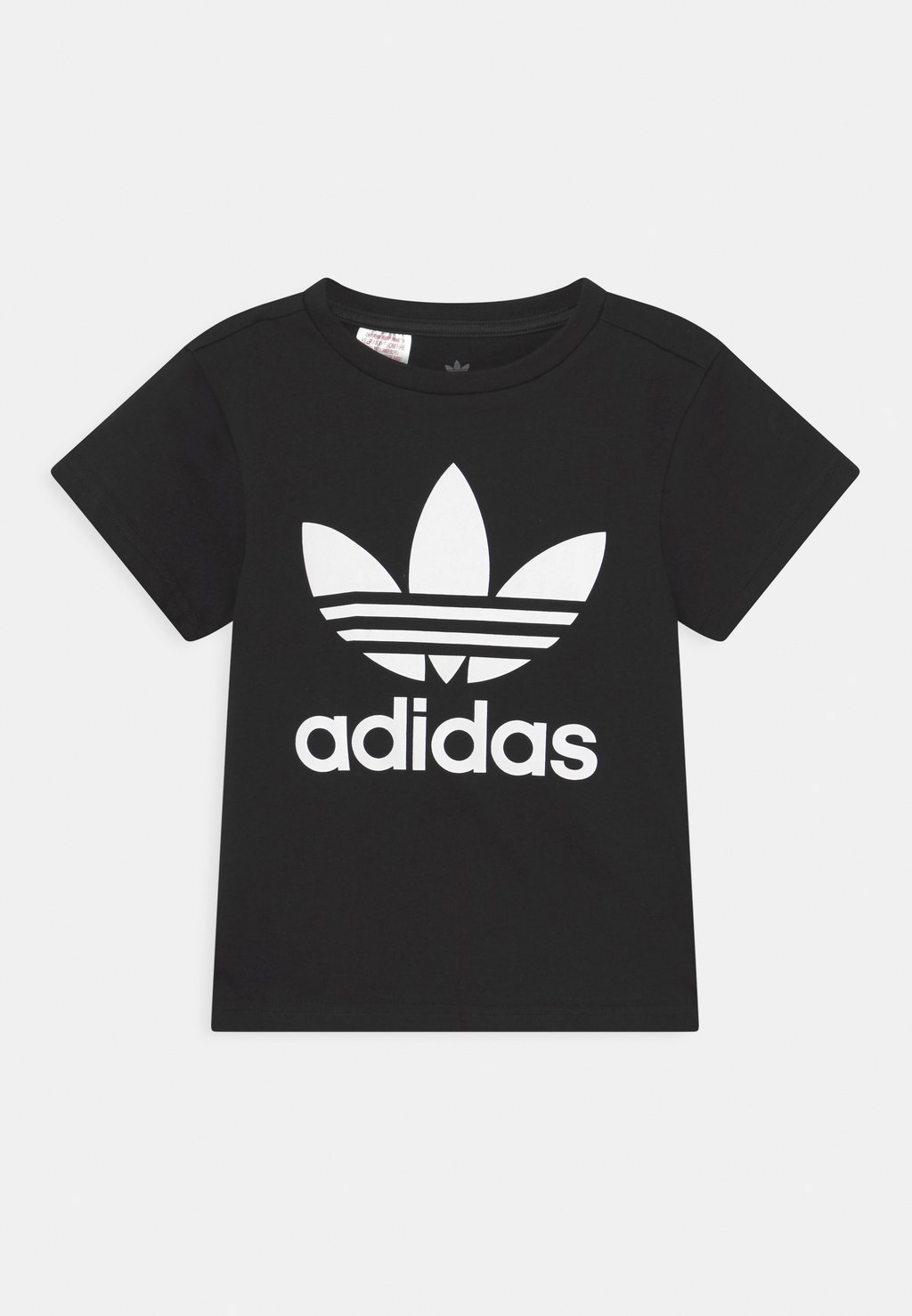 

Футболка с принтом Trefoil Tee Kids Unisex adidas Originals, цвет black/white