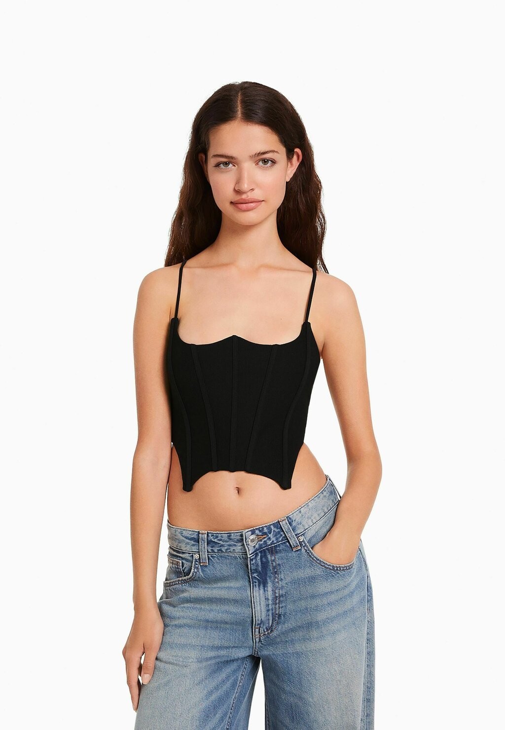 

Топ Bershka, черный