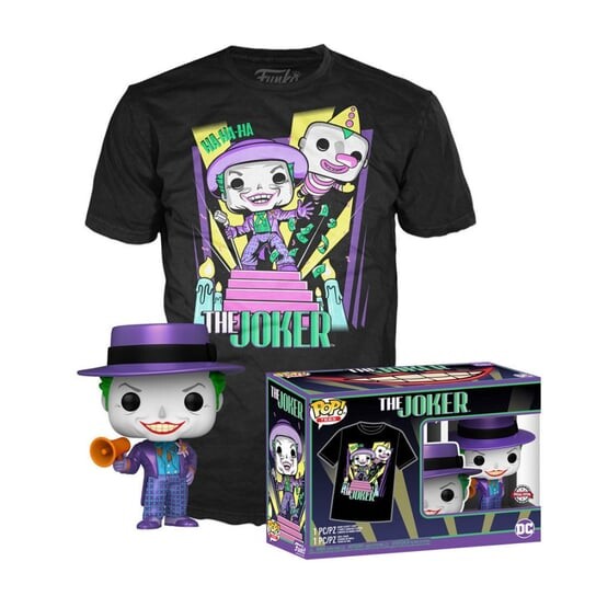 Фигурка + футболка Funko Pop! DC Comics Джокер Xl funko pop joker action figure