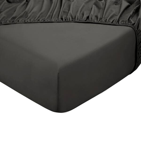 

Простыня на подгонке home uni Doubledry, серый