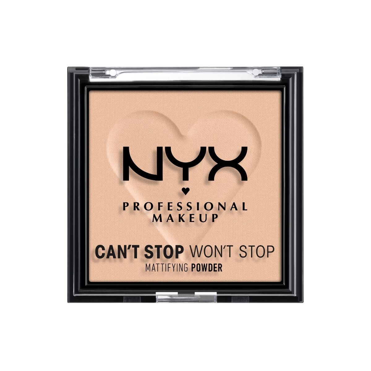 

Каменный порошок Nyx Can't Stop Won't Stop, Light Medium