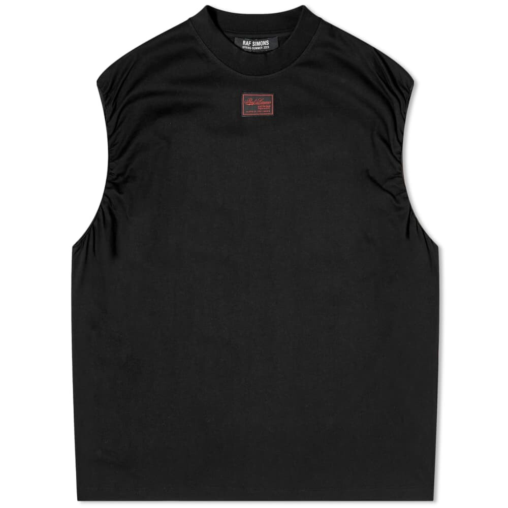 

Футболка без рукавов Raf Simons, черный