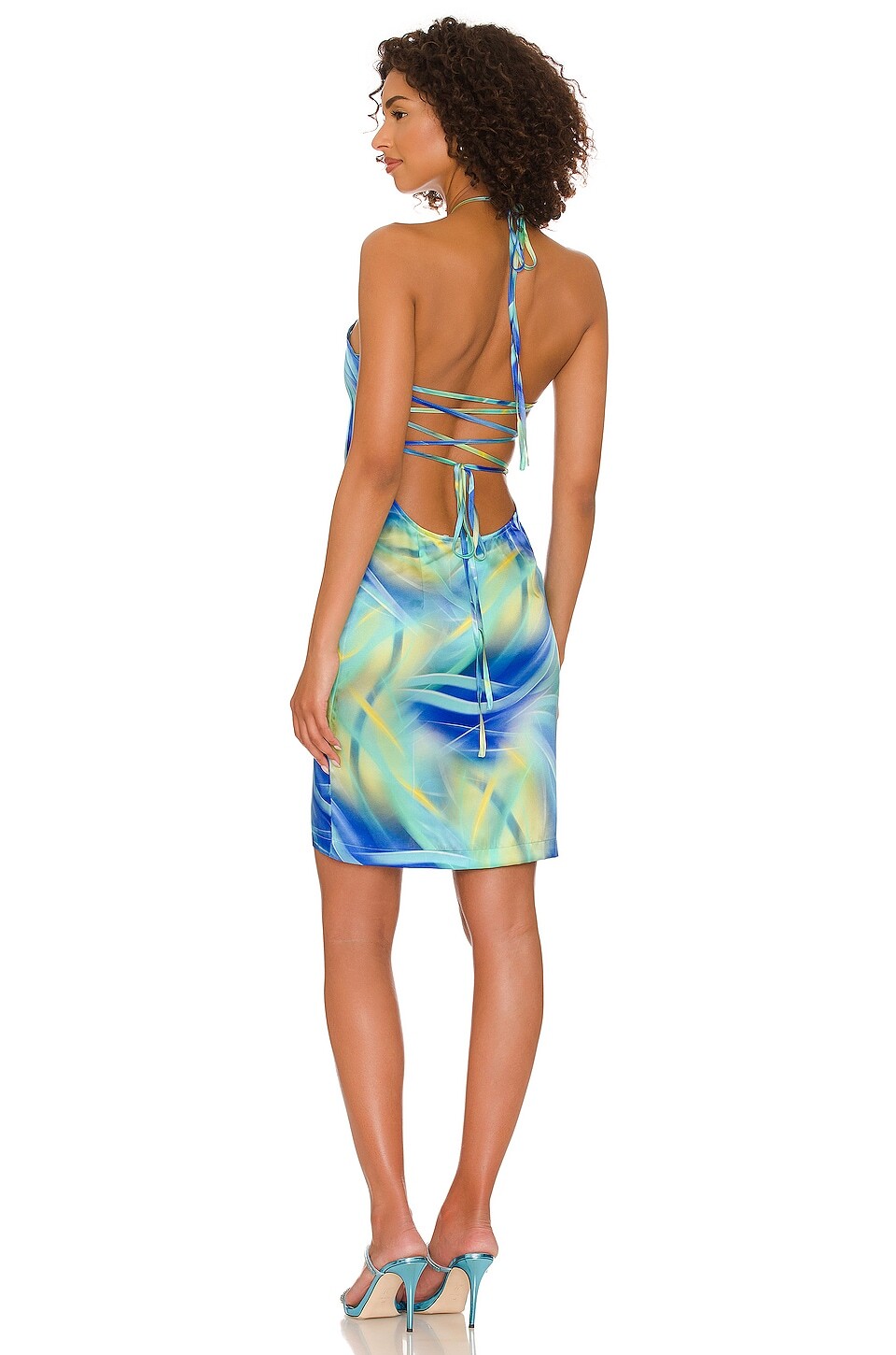 

Платье мини Kim Shui Mini Dress, аква
