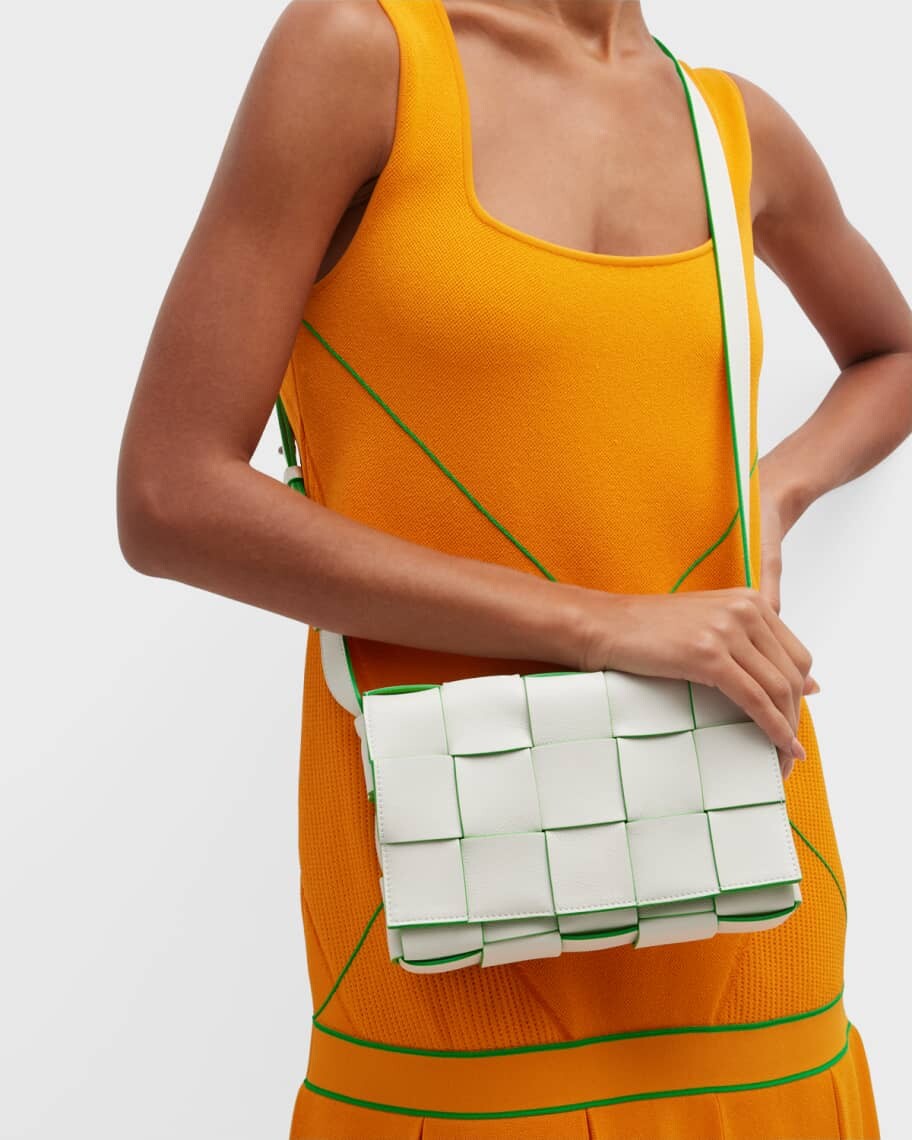 

Сумка через плечо Cassette Bicolor Intrecciato Bottega Veneta