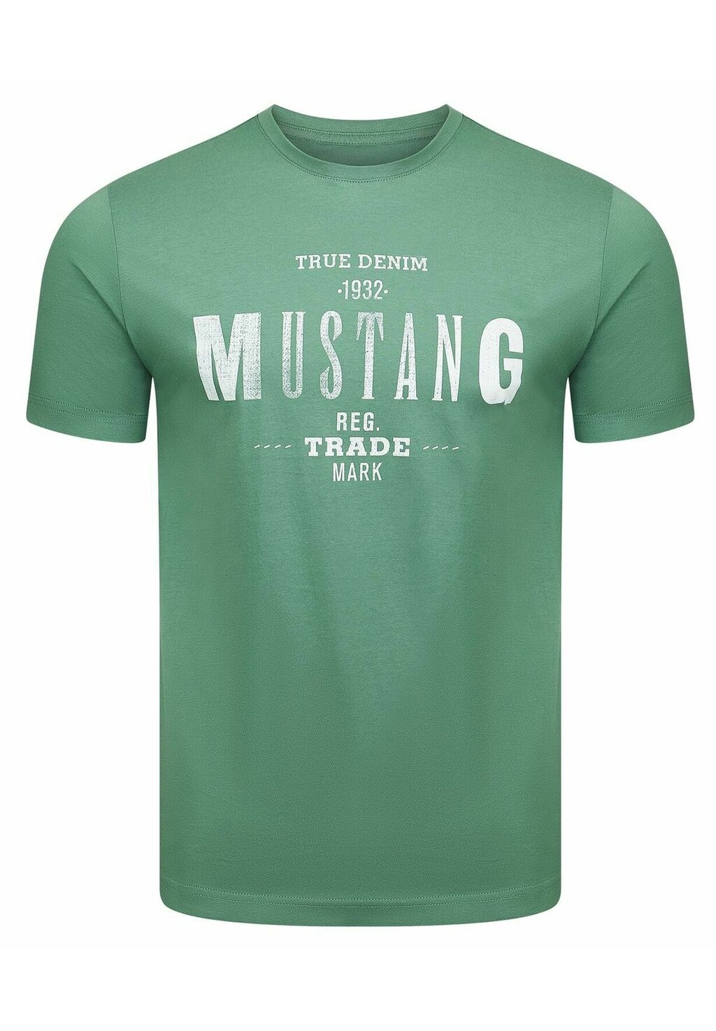 

Футболка с принтом PRINT TEE MUSTANG, цвет frosty spruce