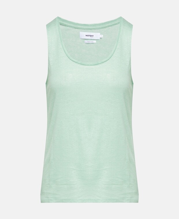 

Льняной топ Notshy Cashmere, мятный