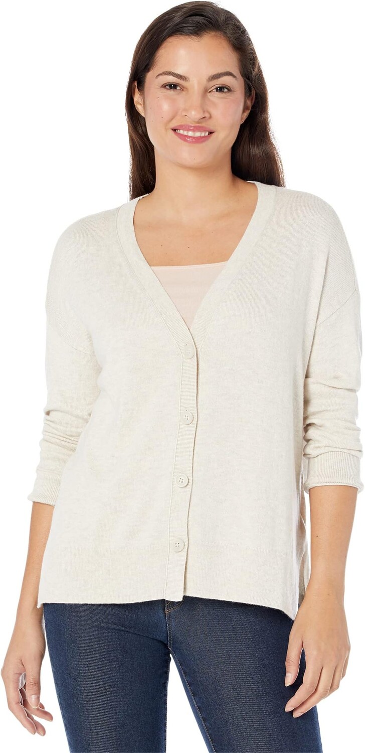 

Свитер Cloud Soft Relaxed Cardigan Lucky Brand, цвет Straw Heather