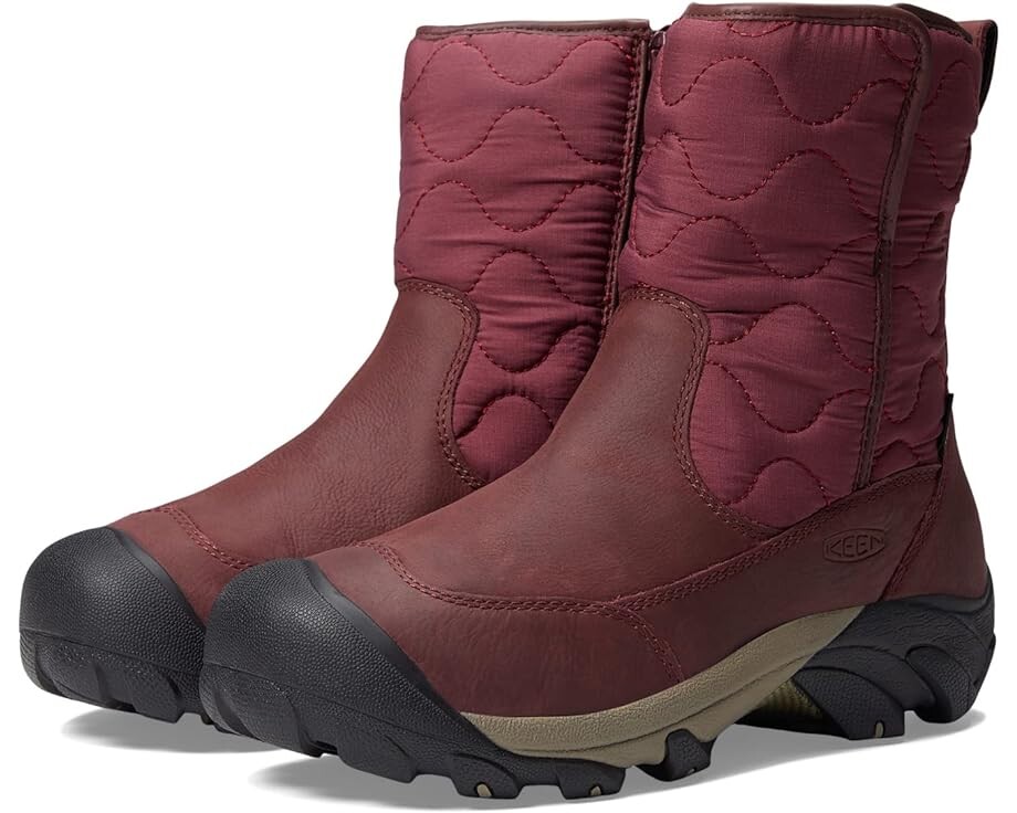 

Ботинки KEEN Betty Boot Pull-On Waterproof, цвет Burgundy/Black