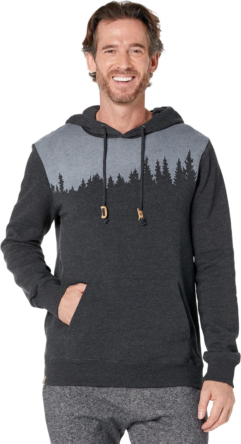 

Толстовка с капюшоном «Можжевельник» tentree, цвет Meteorite Black Heather