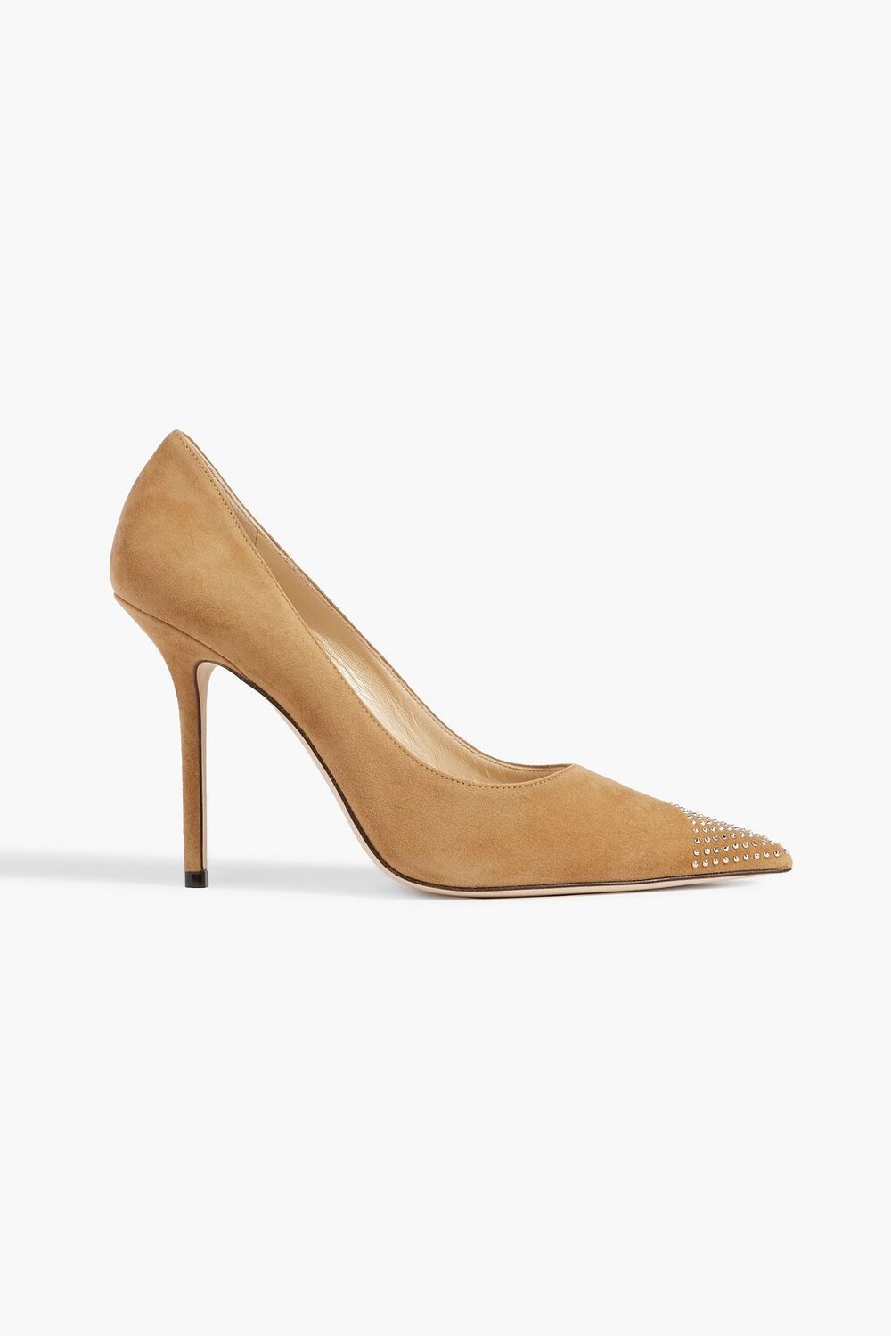 

Замшевые туфли Love 100 с шипами JIMMY CHOO, кэмел