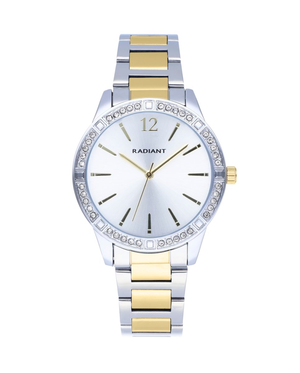 Женские часы Shinny Pastels RA566203 из стали с ремешком из двухцветного золота Radiant, серебро