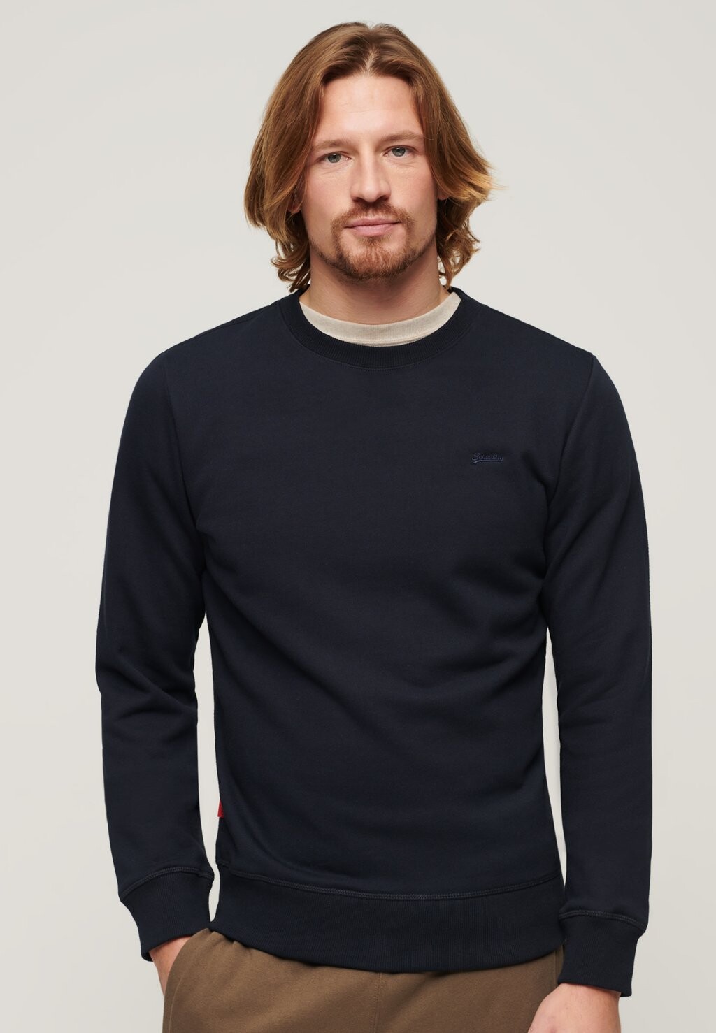 

Толстовка ESSENTIAL LOGO CREW Superdry, цвет eclipse navy