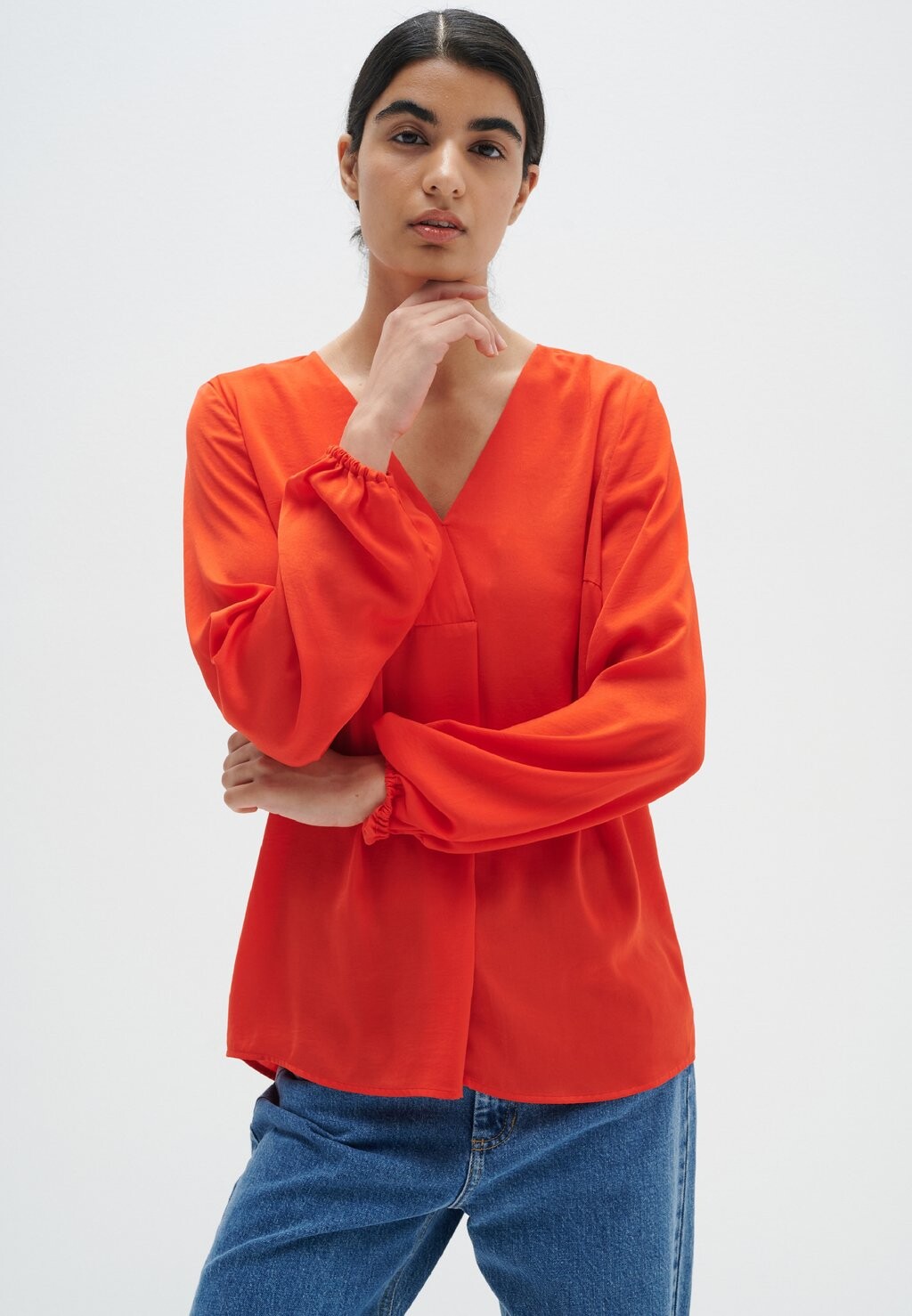 

Блузка InWear, огненно-красный