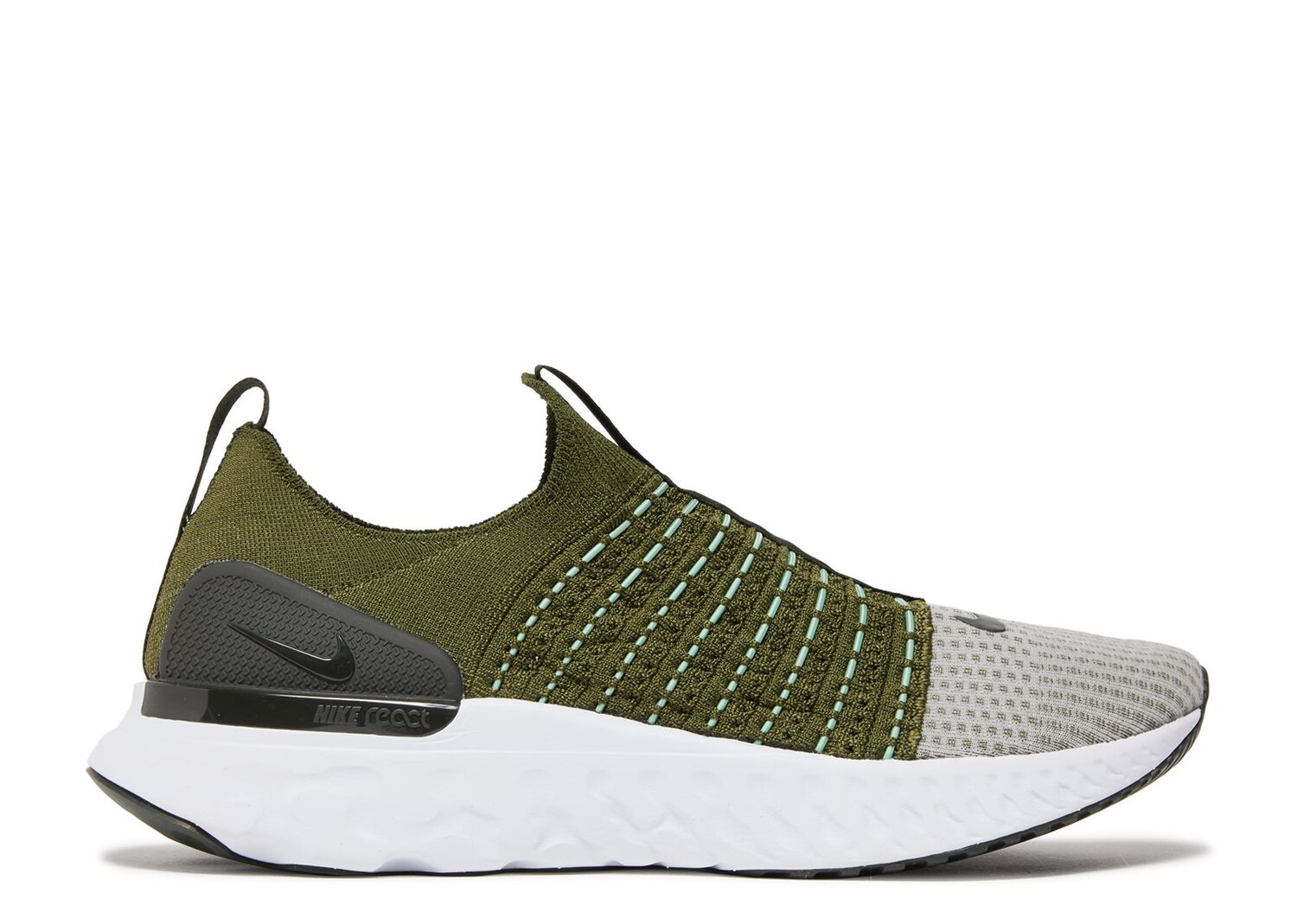 

Кроссовки Nike React Phantom Run Flyknit 2 'Rough Green Sequoia', зеленый