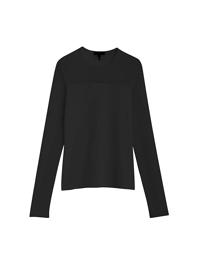 

Полупрозрачный топ Luca Rag & Bone, черный