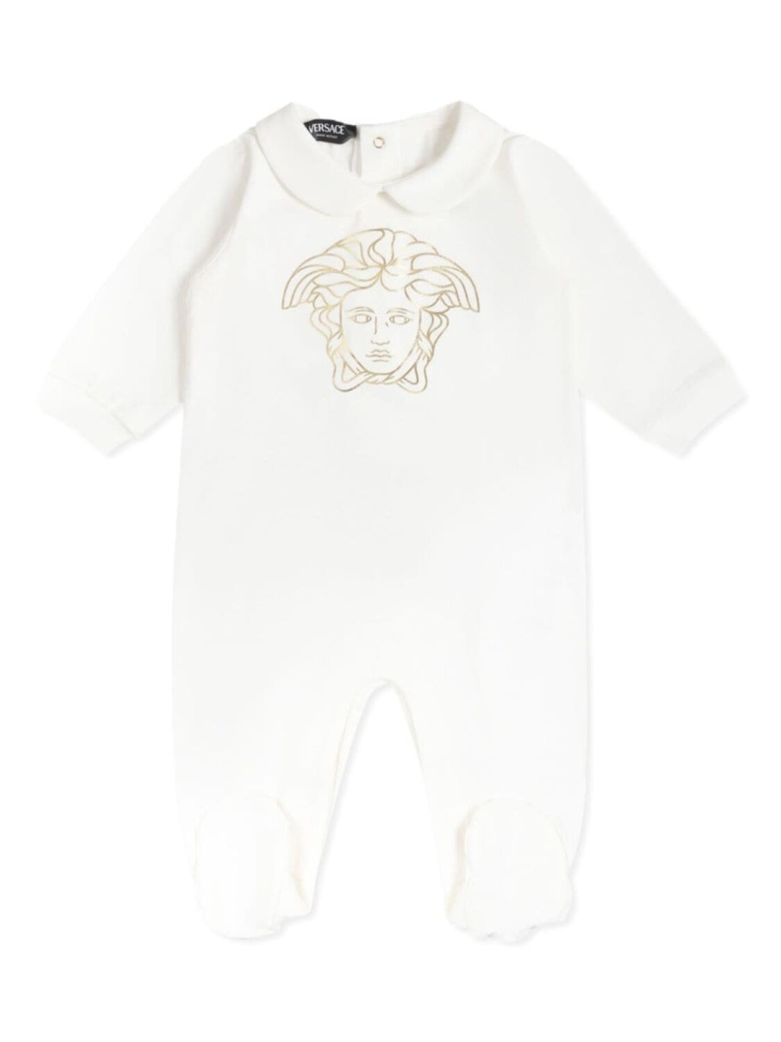 

Детский комбинезон Versace Kids с мотивом «Медуза», белый