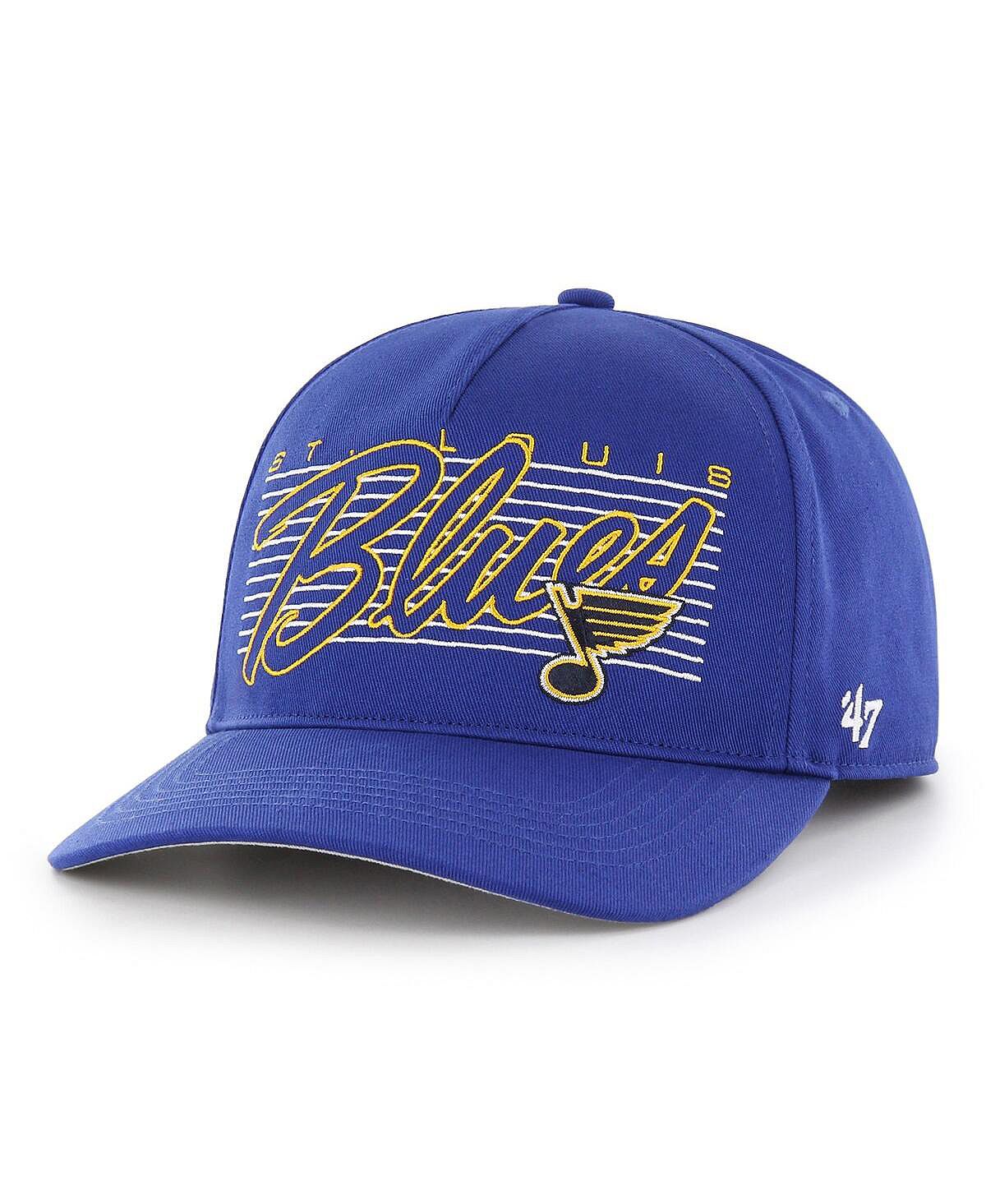 Мужская синяя шляпа St. Louis Blues Marquee Hitch Snapback '47 Brand