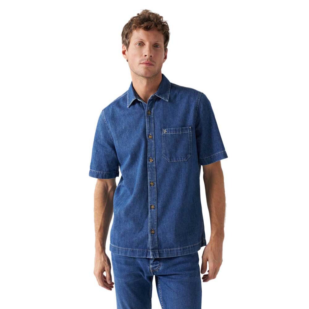 

Рубашка с коротким рукавом Salsa Jeans 21007520, синий