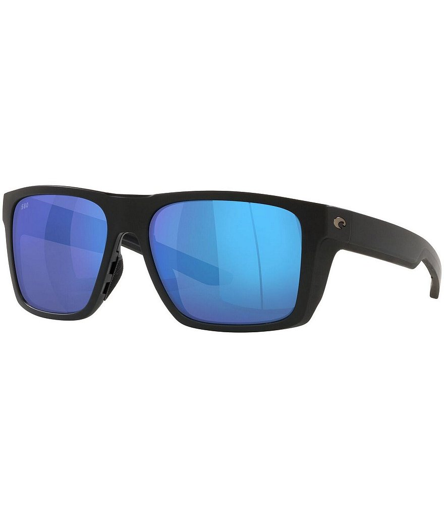 цена Мужские поляризационные квадратные солнцезащитные очки Costa, черный