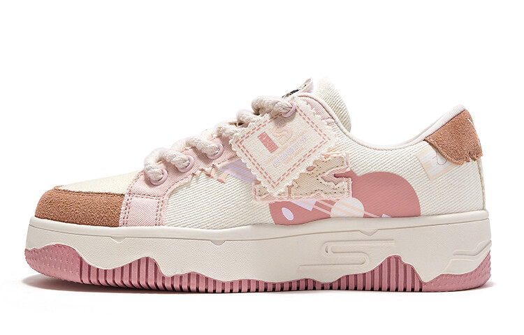 

Кроссовки Feiyue Skateboarding Shoes Women's Low-top Beige/Pink, розовый