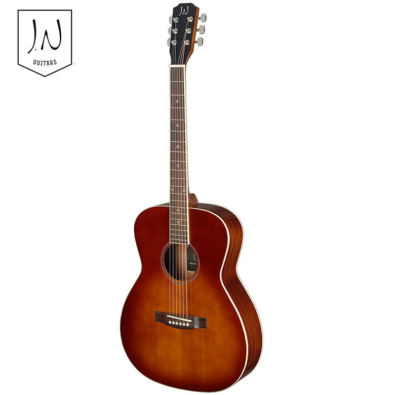Акустическая гитара James Neligan BES-A DCB LH Auditorium Solid Spruce Top Mahogany Neck 6-String Acoustic Guitar -Lefty