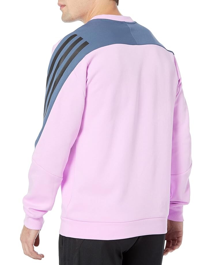 

Толстовка Adidas Future Icon 3-Stripes Crew Sweatshirt, цвет Bliss Lilac