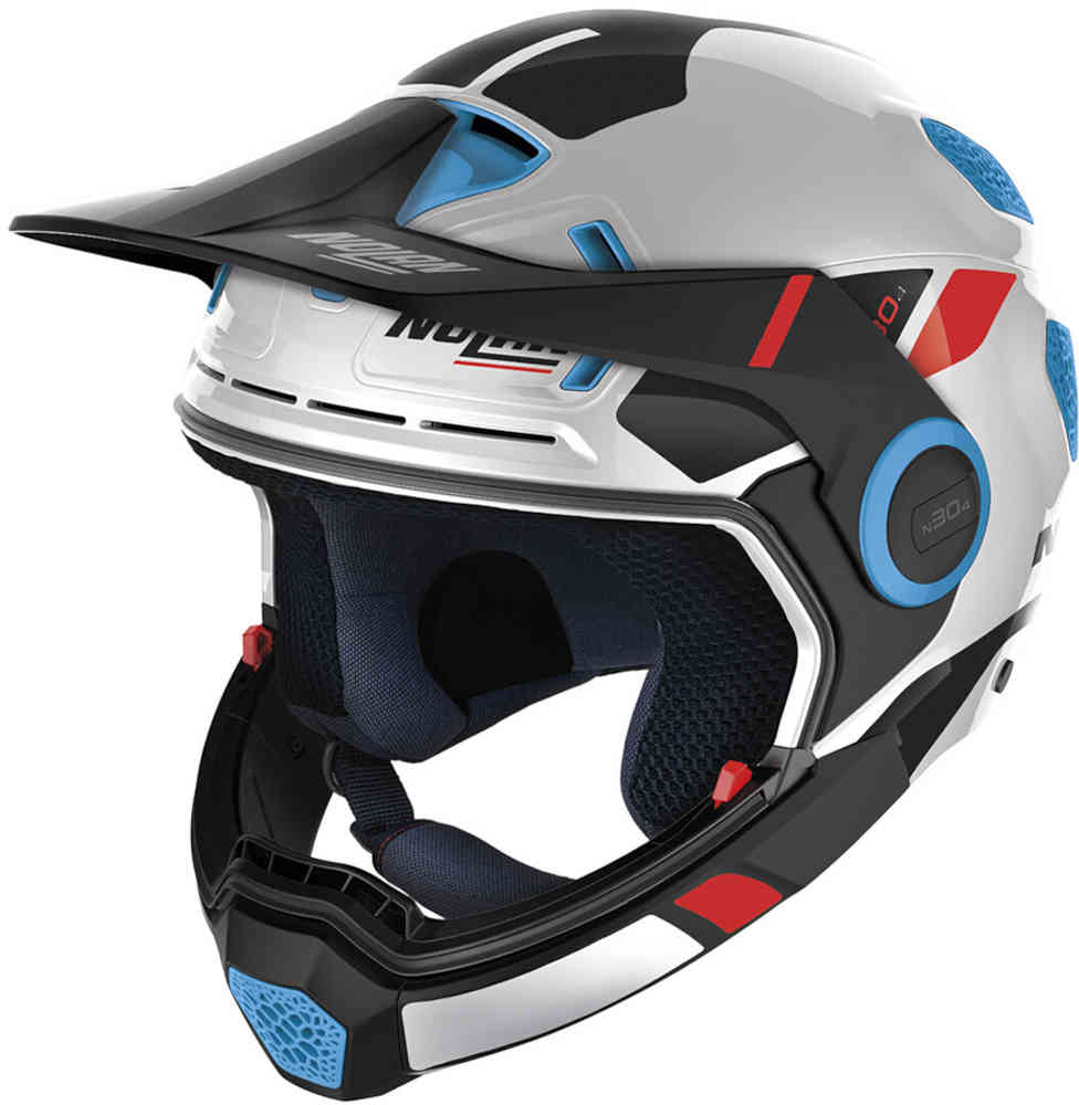 N30-4 XP Блейзерный шлем Nolan, белый/синий/черный