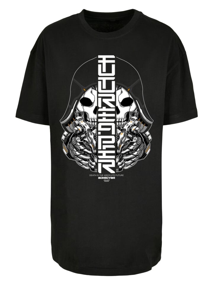 

Футболка F4NT4STIC Oversized Boyfriend Tee Cyber Bone Futureaper, черный