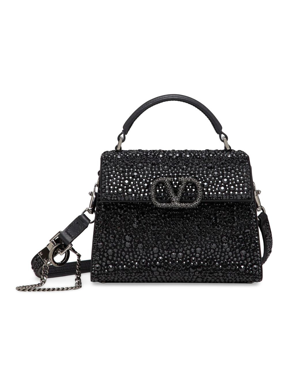 

Сумка Mini Vsling с блестящей вышивкой Valentino Garavani, черный