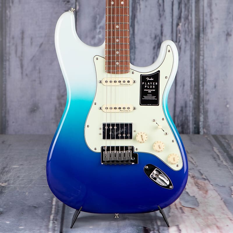 

Электрогитара Fender Player Plus Stratocaster HSS, Belair Blue