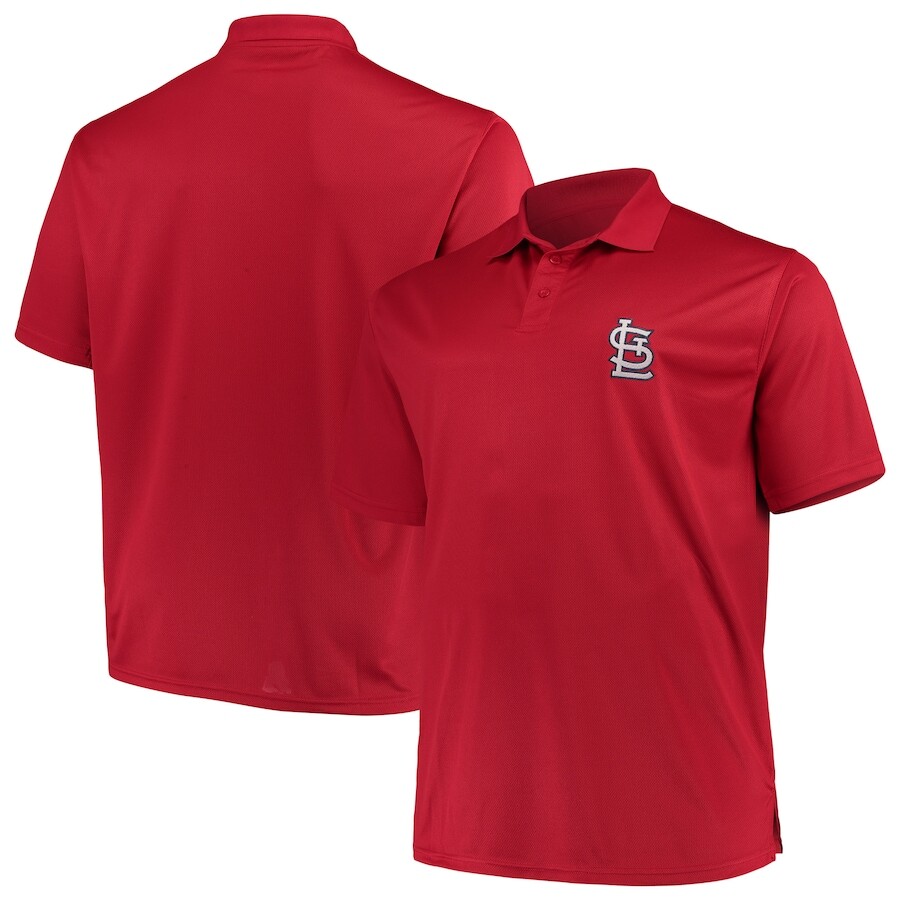 

Поло с коротким рукавом Fanatics Branded St Louis Cardinals, красный