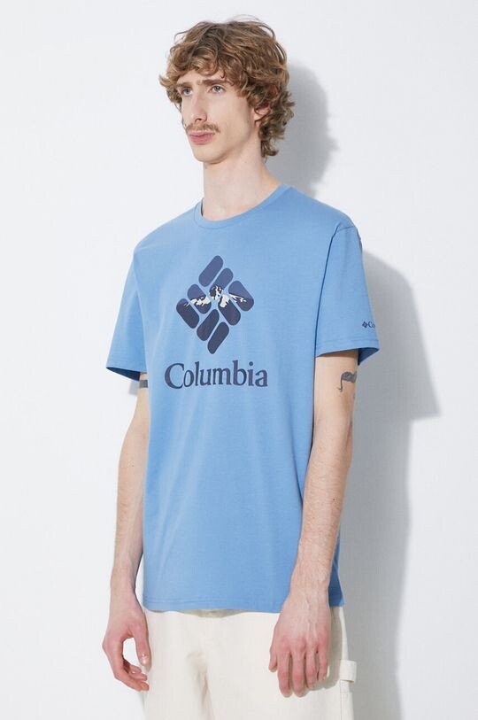 

Хлопковая футболка Rapid Ridge Columbia, синий