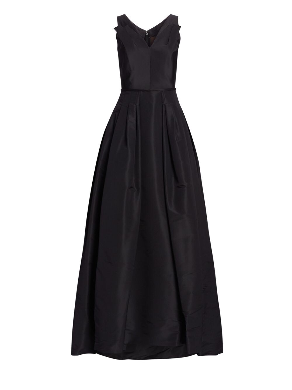 

Расклешенное шелковое платье Carolina Herrera, черный