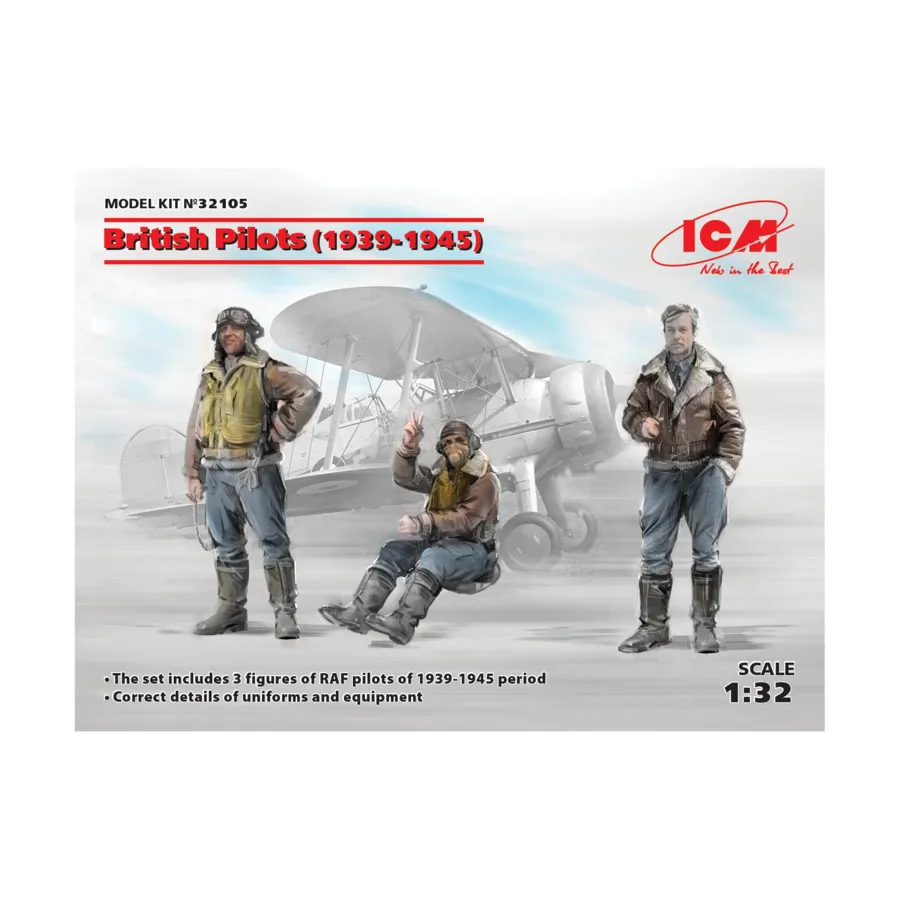 

Британские пилоты (1939-1945), Military Models 1/32 Scale (ICM)