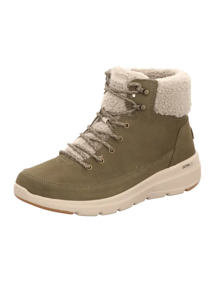 

Сапоги Skechers Warmfutter Schnür Warmfutter Glacial Ultra, зеленый